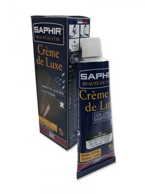 Schuhpolitur Creme de Luxe Saphir